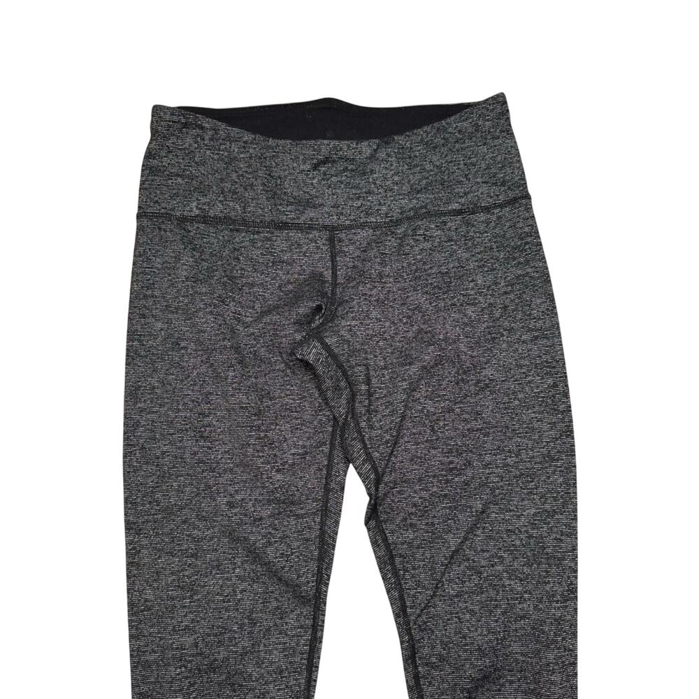 Tuff Athletics Gray Black Yoga Leggings S Supplex Lycra Workout - Picture 4 of 9